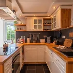 בית נופש Kleines Eifel Backhaus Mit Sauna *